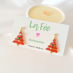 LA.FEE KIRMIZI YENİ YIL KÜPESİ