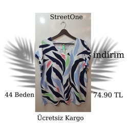Street One Büyük Beden Bluz, 44 Beden, 