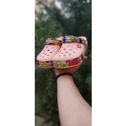 Pudra Crocs Bantlı Model