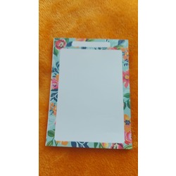 Düz Mavi Temalı Memopad a6
