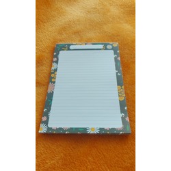 Çizgili Koyu Yeşil Memopad