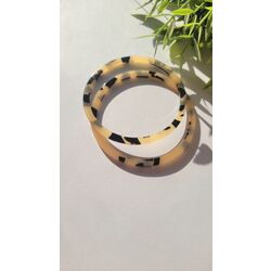 Leyopa - İnce Leopar Desenli 2' li Bilezik