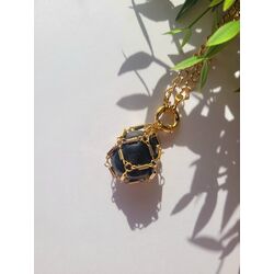 Obsidyen Kafes Kolye
