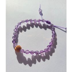 Protection - Rudraksha Ametist Mala Bileklik