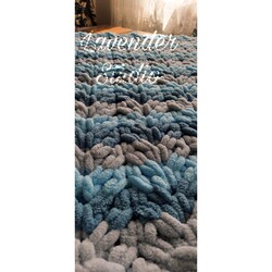Lavender Studio puffy üç renkli burçak model bebek battaniyesi