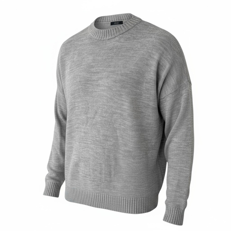 Basic oversize gri kazak