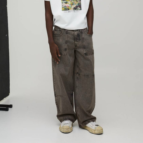 Baggy worker eskitme jean 