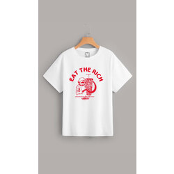 EAT THE RİCH TASARIMLI TSHİRT