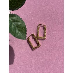 Minimal İnce Küpe | Çelik