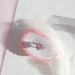 Pink Pandora yüzük 