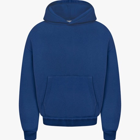 7HEAVENS Heavy Blank Hoodie - Ocean Blue