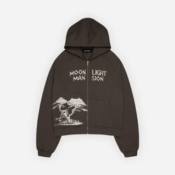 M’MANSION Tree Zip-Up - Brown