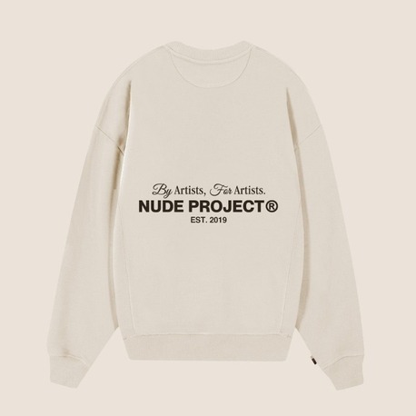 NUDE PROJECT Cult Crewneck Marshmallow