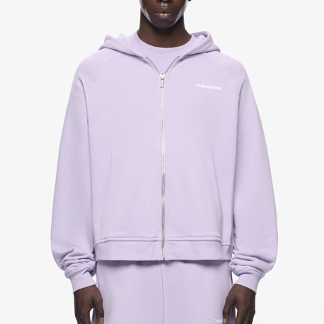 7HEAVENS Logo Zip Hoodie - Lilac