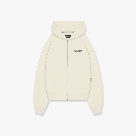 RETERNITY Creative Dept Zip Hoodie - Cream