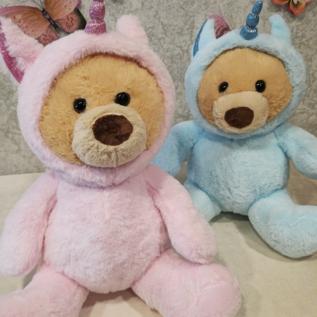 Şapkalı Boynuzlu Peluş Ayıcık