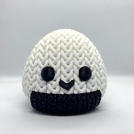 Örgü Onigiri Anahtarlık