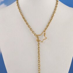 18k Gold Yıldız Kolye