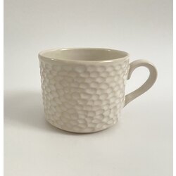 Kazıma Desenli Stoneware Fincan