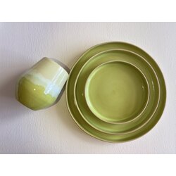 Yeşil Stoneware Tabaklar 