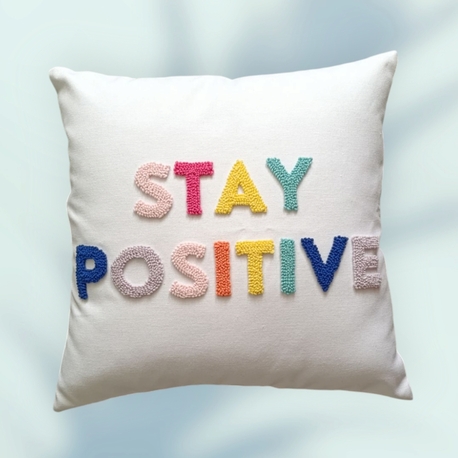 Stay Positive yastık kılıfı (ÖN SİPARİŞ)