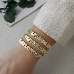 Lente Aksesuar Crtier Love Serisi Gold Bileklik