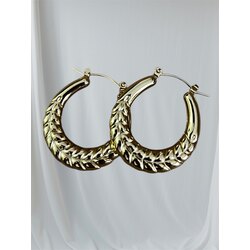 huge peace earrings