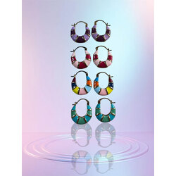colorful earrings