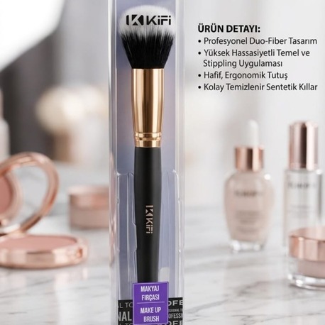 Kifi Ultra Büyük Pudra Fırçası (KFB010)