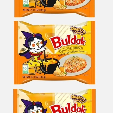Quattro Cheese Buldak Ramen Helal Damgalı 3ADET