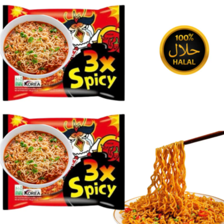 Hot Chıcken  Flavor Ramen Helal Sertifikalı 2 adet