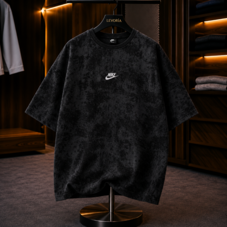 NK Bisiklet Yaka Oversize Yıkamalı Tshirt