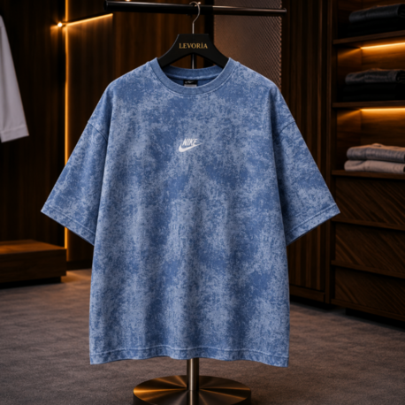 NK Bisiklet Yaka Oversize Yıkamalı Tshirt