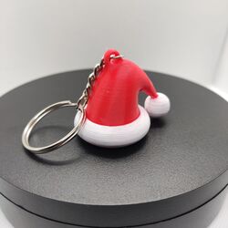 Noel Baba Şapkası Anahtarlık