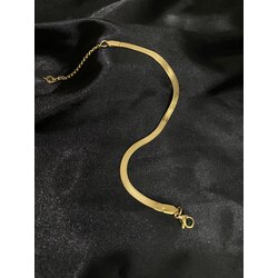 Çelik gold italyan bileklik
