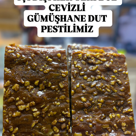BOL CEVİZLİ GÜMÜŞHANE KÖY PESTILI NET 500 gr 