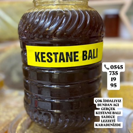 YENİ SEZON ACI KESTANE BALI NET 1 kg 