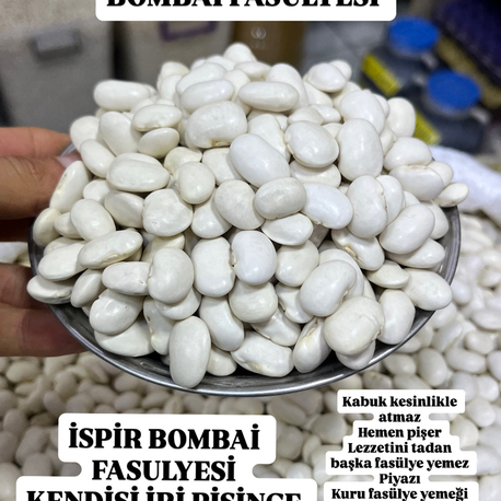 Bombay ispirfasülye net 1 kg BÖYLE BİR TAT YOK 