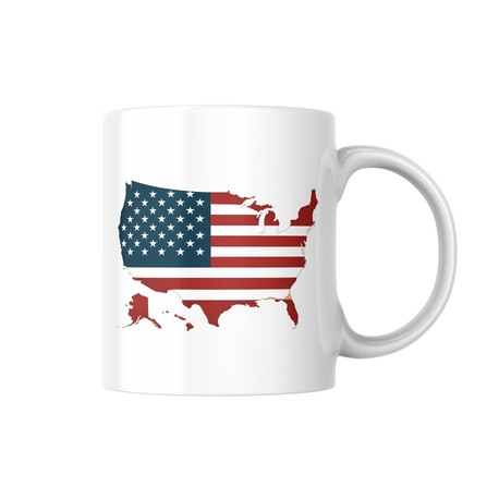 'USA' | Porselen Kupa
