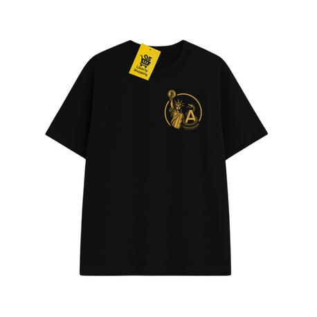 'ANCAP' | Oversize Siyah Tişört