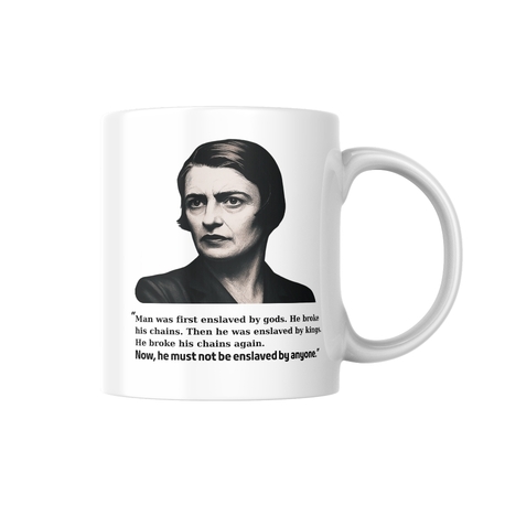 'AYN RAND' | Porselen Kupa