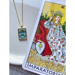 Çelik Tarot kolye 