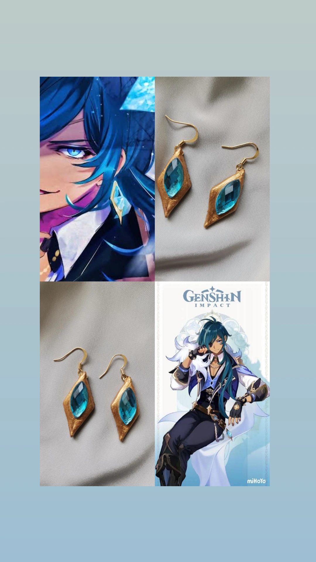 Genshin İmpact KAYEA Küpesi | Libraaksesuar