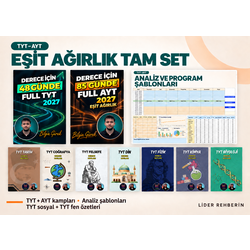 TYT-AYT Tam Set Eşit Ağırlık