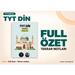 TYT DİN FULL TEKRAR NOTLARI