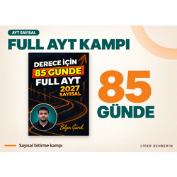 2026 BİLGİN GÜREK DERECE YAPTIRTACAK 85 GÜN AYT SAYISAL PROGRAM DİJİTAL KİTAP 