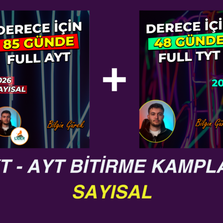 BİLGİN GÜREK TYT - AYT KAMPLARI SAYISAL (DİJİTAL KİTAP)