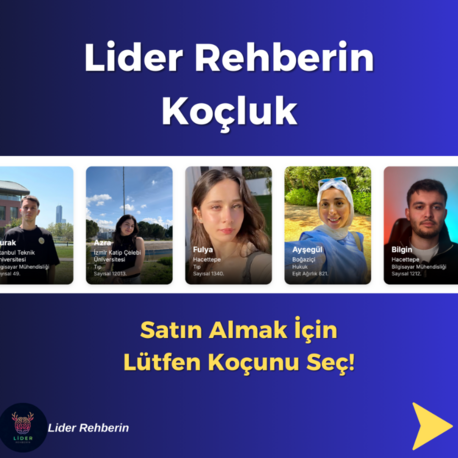 Lider Rehberin Aylık Koçluk Seçimi