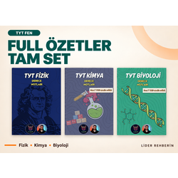 TYT FEN FULL PAKET | TÜM TYT FEN DERSLERİ ÖZET