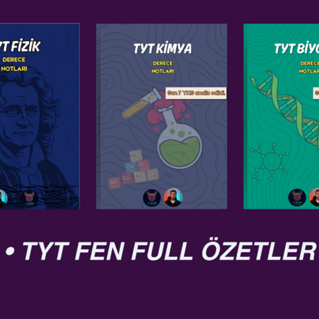 TYT FEN FULL PAKET | TÜM TYT FEN DERSLERİ ÖZET